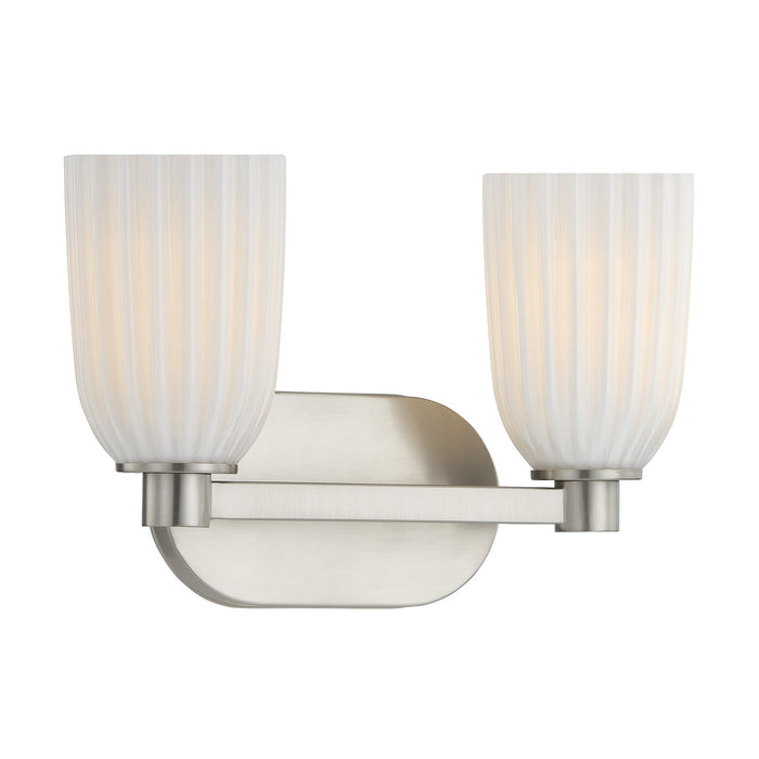 Savoy House - 8-1245-2-SN - Two Light Bathroom Vanity - Baldwin - Satin Nickel