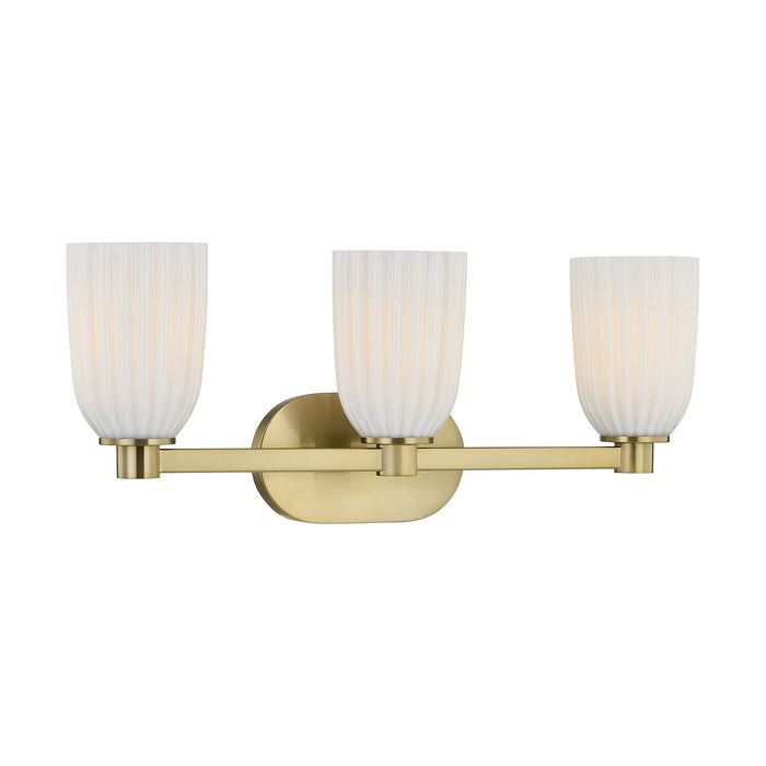 Savoy House - 8-1245-3-127 - Three Light Bathroom Vanity - Baldwin - Noble Brass