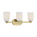 Savoy House - 8-1245-3-127 - Three Light Bathroom Vanity - Baldwin - Noble Brass