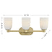 Savoy House - 8-1245-3-127 - Three Light Bathroom Vanity - Baldwin - Noble Brass