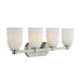 Savoy House - 8-1245-4-SN - Four Light Bathroom Vanity - Baldwin - Satin Nickel