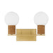 Savoy House - 8-4081-2-322 - Two Light Bathroom Vanity - Jarrell - Warm Brass