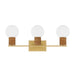 Savoy House - 8-4081-3-322 - Three Light Bathroom Vanity - Jarrell - Warm Brass