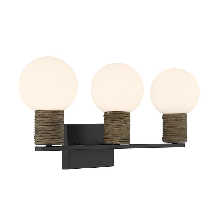 Savoy House - 8-4081-3-BK - Three Light Bathroom Vanity - Jarrell - Matte Black