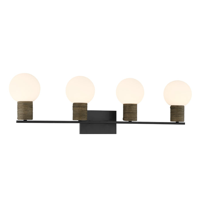 Savoy House - 8-4081-4-BK - Four Light Bathroom Vanity - Jarrell - Matte Black