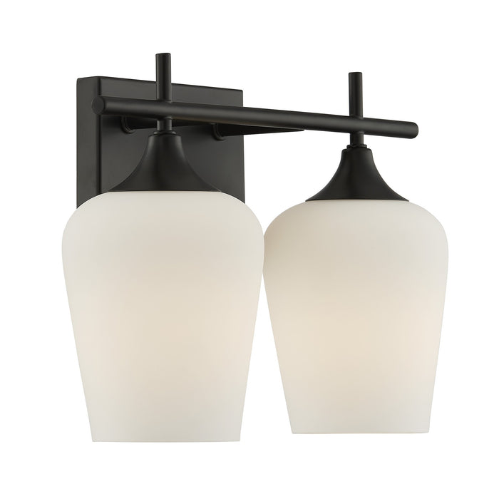 Savoy House - 8-6030-2-BK - Two Light Bathroom Vanity - Octave
