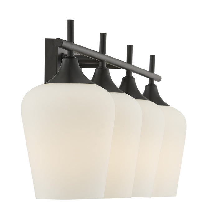 Savoy House - 8-6030-4-BK - Four Light Bathroom Vanity - Octave