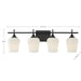 Savoy House - 8-6030-4-BK - Four Light Bathroom Vanity - Octave