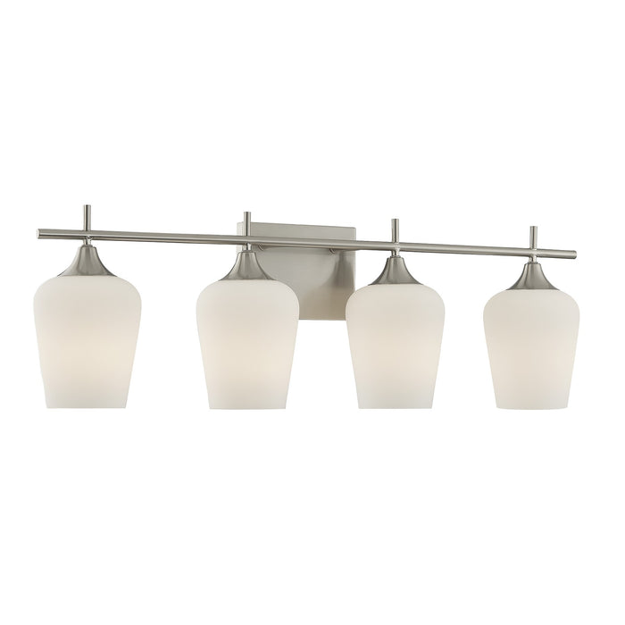 Savoy House - 8-6030-4-SN - Four Light Bathroom Vanity - Octave