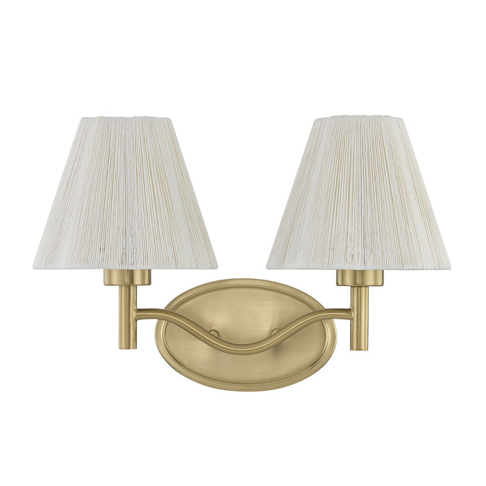 Savoy House - 8-6081-2-127 - Two Light Bathroom Vanity - Rosa - Noble Brass