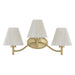 Savoy House - 8-6081-3-127 - Three Light Bathroom Vanity - Rosa - Noble Brass