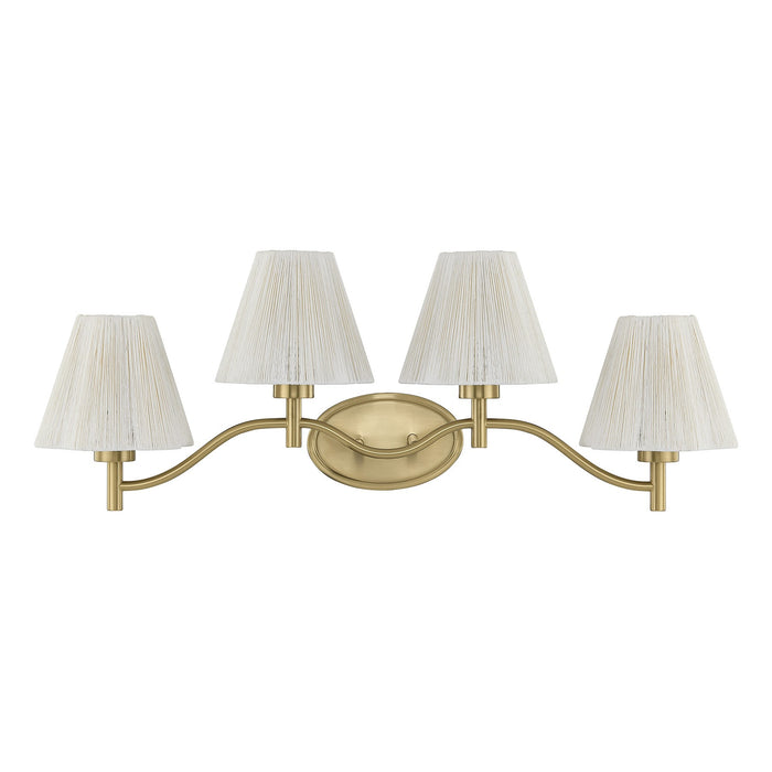 Savoy House - 8-6081-4-127 - Four Light Bathroom Vanity - Rosa - Noble Brass