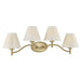 Savoy House - 8-6081-4-127 - Four Light Bathroom Vanity - Rosa - Noble Brass