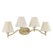 Savoy House - 8-6081-4-127 - Four Light Bathroom Vanity - Rosa - Noble Brass