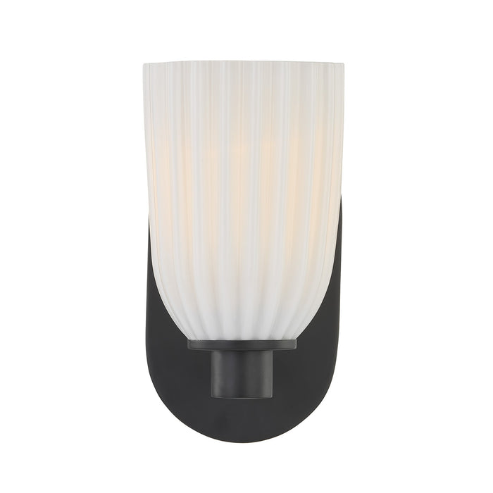 Savoy House - 9-1245-1-BK - One Light Wall Sconce - Baldwin - Matte Black