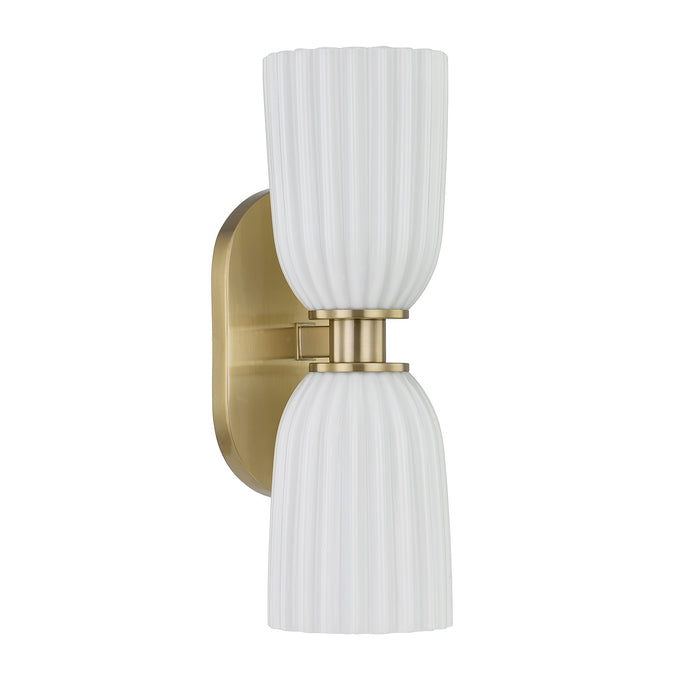 Savoy House - 9-1245-2-127 - Two Light Wall Sconce - Baldwin - Noble Brass