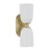 Savoy House - 9-1245-2-127 - Two Light Wall Sconce - Baldwin - Noble Brass
