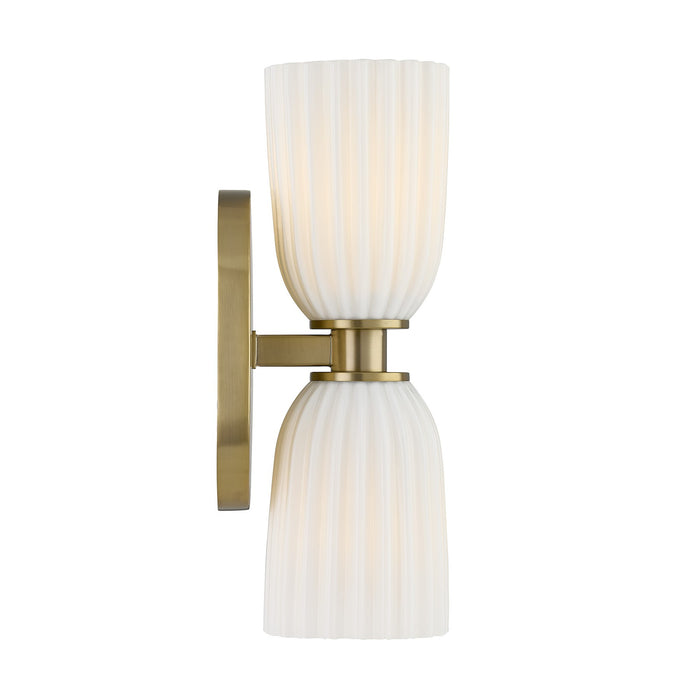 Savoy House - 9-1245-2-127 - Two Light Wall Sconce - Baldwin - Noble Brass