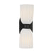Savoy House - 9-1245-2-BK - Two Light Wall Sconce - Baldwin - Matte Black