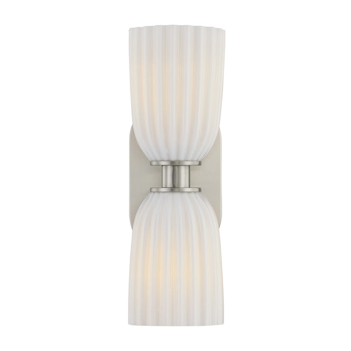Savoy House - 9-1245-2-SN - Two Light Wall Sconce - Baldwin - Satin Nickel