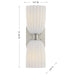 Savoy House - 9-1245-2-SN - Two Light Wall Sconce - Baldwin - Satin Nickel