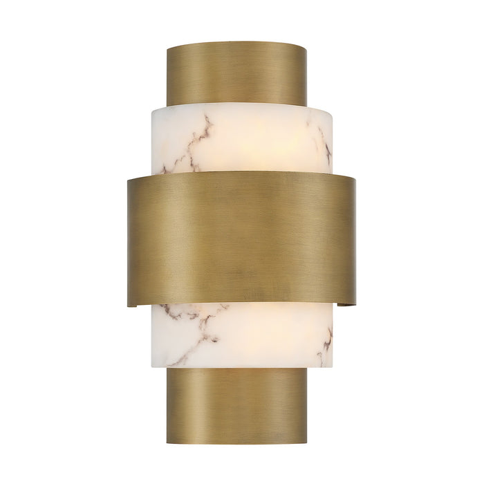 Savoy House - 9-3090-2-339 - Two Light Wall Sconce - Davenport - Antique Patina