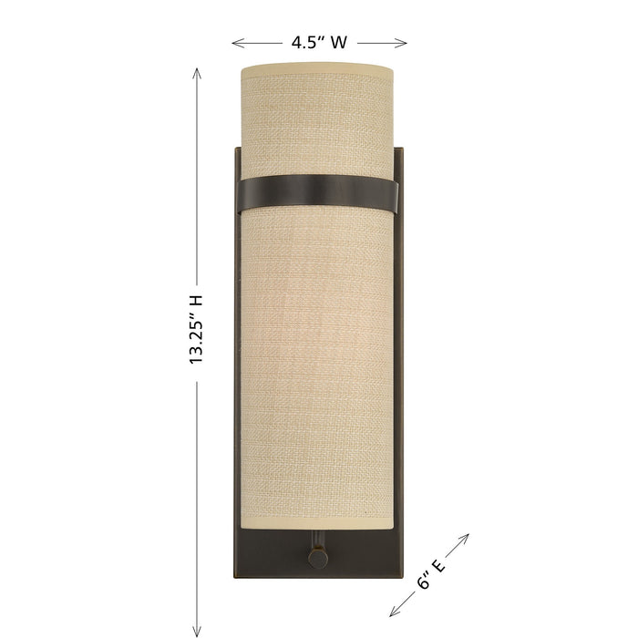 Savoy House - 9-4560CP-1-15 - One Light Wall Sconce - Weston - Mediterranean Bronze