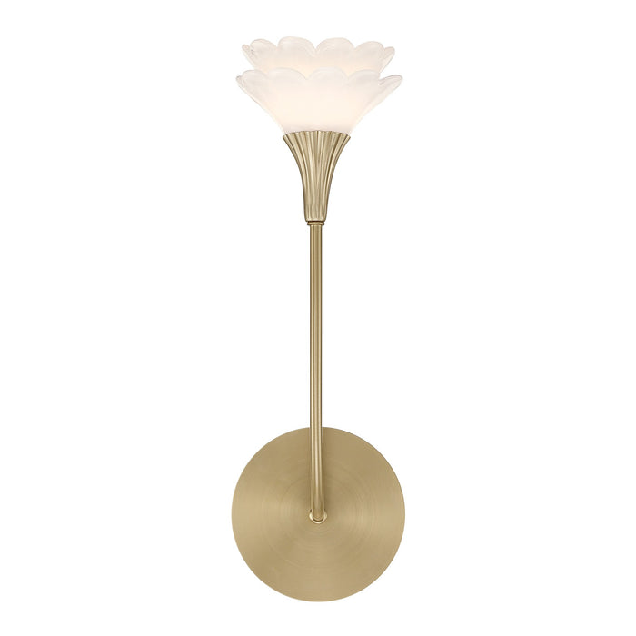 Savoy House - 9-5081-1-127 - One Light Wall Sconce - Florena - Noble Brass