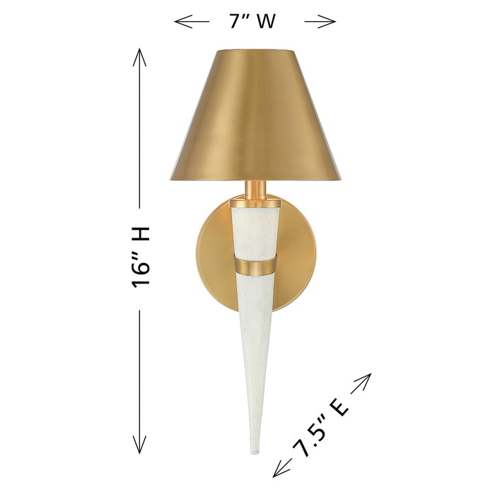 Savoy House - 9-6300-1-322 - One Light Wall Sconce - Hearne - Warm Brass