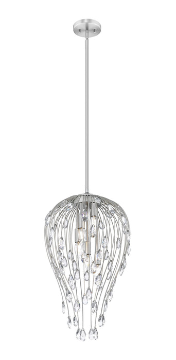 Z-Lite - 1957P15-BN - Five Light Pendant - Gabriella - Brushed Nickel