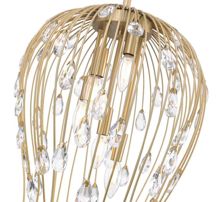 Z-Lite - 1957P15-MGLD - Five Light Pendant - Gabriella - Modern Gold