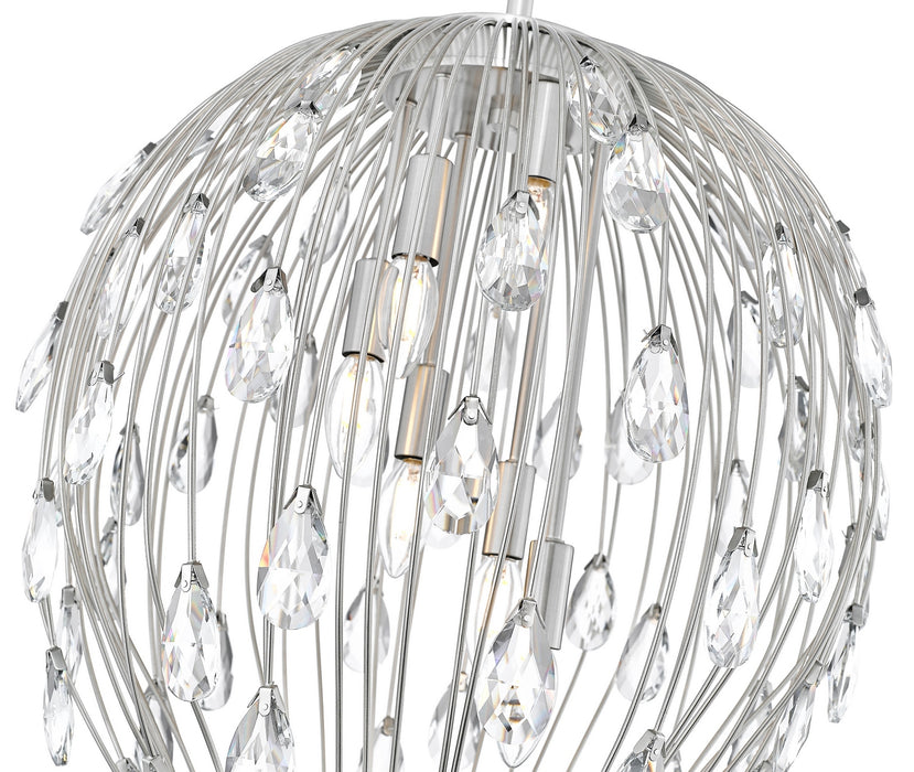 Z-Lite - 1957P18-BN - Six Light Pendant - Gabriella - Brushed Nickel