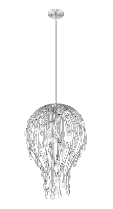 Z-Lite - 1957P18-BN - Six Light Pendant - Gabriella - Brushed Nickel