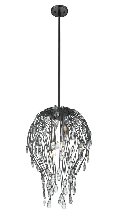 Z-Lite - 1957P18-MB - Six Light Pendant - Gabriella - Matte Black