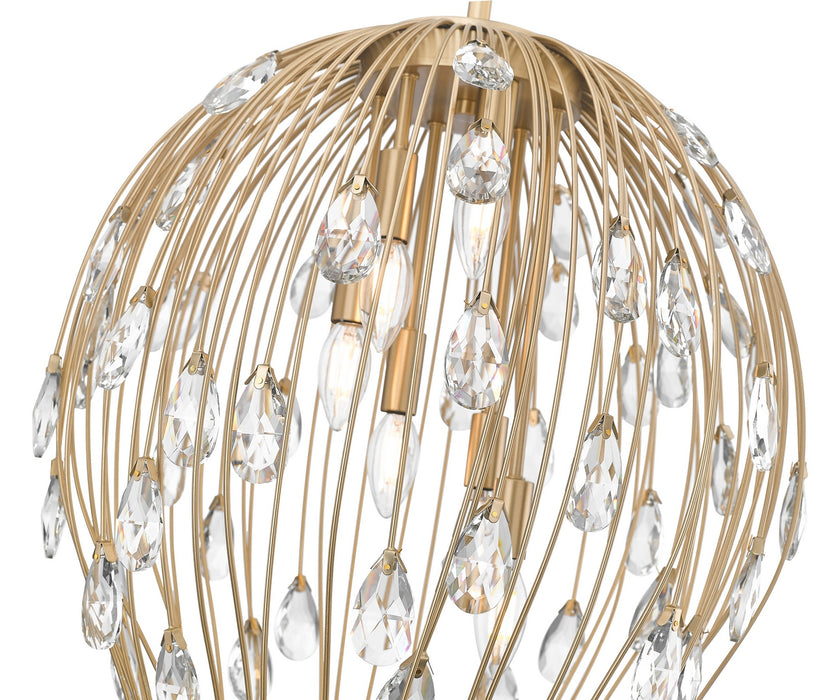 Z-Lite - 1957P18-MGLD - Six Light Pendant - Gabriella - Modern Gold
