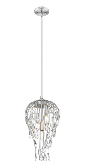 Z-Lite - 1957P9-BN - Three Light Pendant - Gabriella - Brushed Nickel