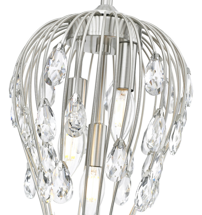 Z-Lite - 1957P9-BN - Three Light Pendant - Gabriella - Brushed Nickel