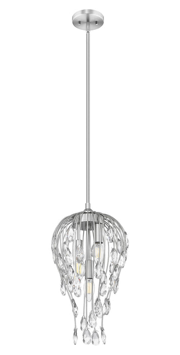 Z-Lite - 1957P9-BN - Three Light Pendant - Gabriella - Brushed Nickel