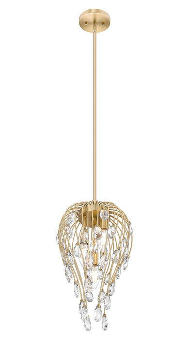 Z-Lite - 1957P9-MGLD - Three Light Pendant - Gabriella - Modern Gold
