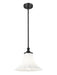 Z-Lite - 1958P12-MB - One Light Pendant - Fleur - Matte Black