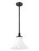 Z-Lite - 1958P12-MB - One Light Pendant - Fleur - Matte Black
