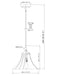Z-Lite - 1958P12-MB - One Light Pendant - Fleur - Matte Black