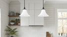 Z-Lite - 1958P12-MB - One Light Pendant - Fleur - Matte Black