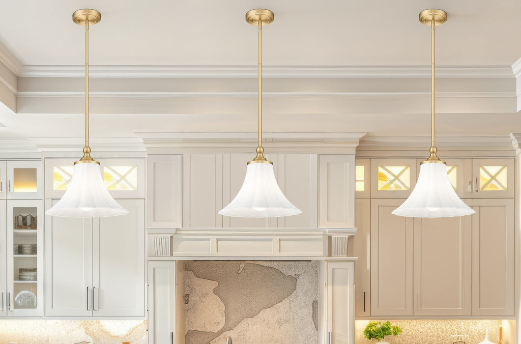 Z-Lite - 1958P12-MGLD - One Light Pendant - Fleur - Modern Gold