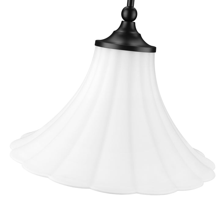 Z-Lite - 1958P16-MB - One Light Pendant - Fleur - Matte Black