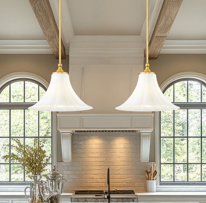 Z-Lite - 1958P16-MGLD - One Light Pendant - Fleur - Modern Gold