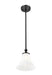Z-Lite - 1958P8-MB - One Light Pendant - Fleur - Matte Black