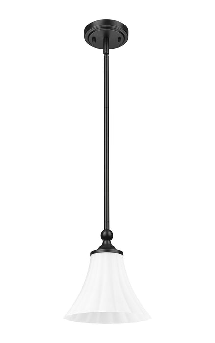 Z-Lite - 1958P8-MB - One Light Pendant - Fleur - Matte Black