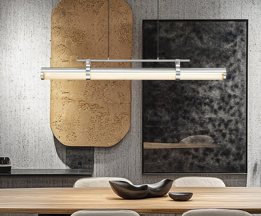 Z-Lite - 1959-44L-BN-LED - LED Linear Chandelier - Benoit - Brushed Nickel