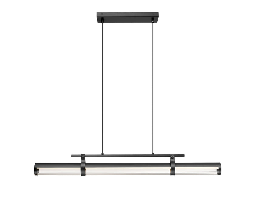 Z-Lite - 1959-44L-MB-LED - LED Linear Chandelier - Benoit - Matte Black